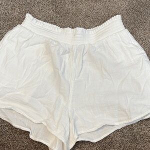 Aerie High Waist White Women's Shorts